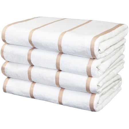 LAS RAYAS Towels  Beige, 4PK BT-HS3060-15BG